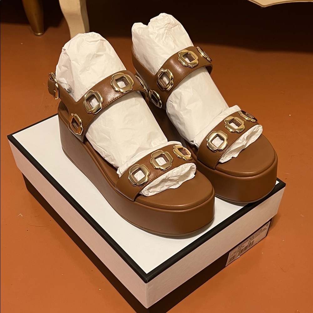 Larroude Milan Platform Sandals